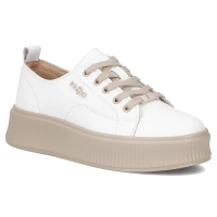 Skórzane sneakersy Filippo DP6122/26 WH BE białe