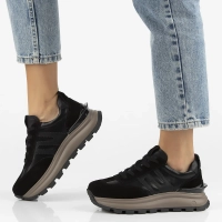 Skórzane sneakersy Filippo DP7408/25 BK czarne