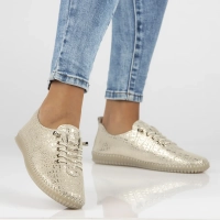 Leather shoes Filippo DP6140/25 GO gold