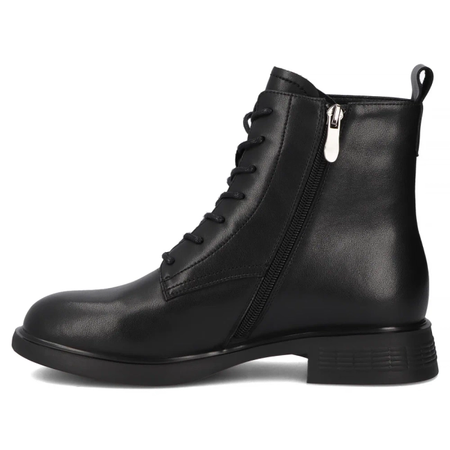 Leather ankle boots Filippo DBT7373/25 BK black