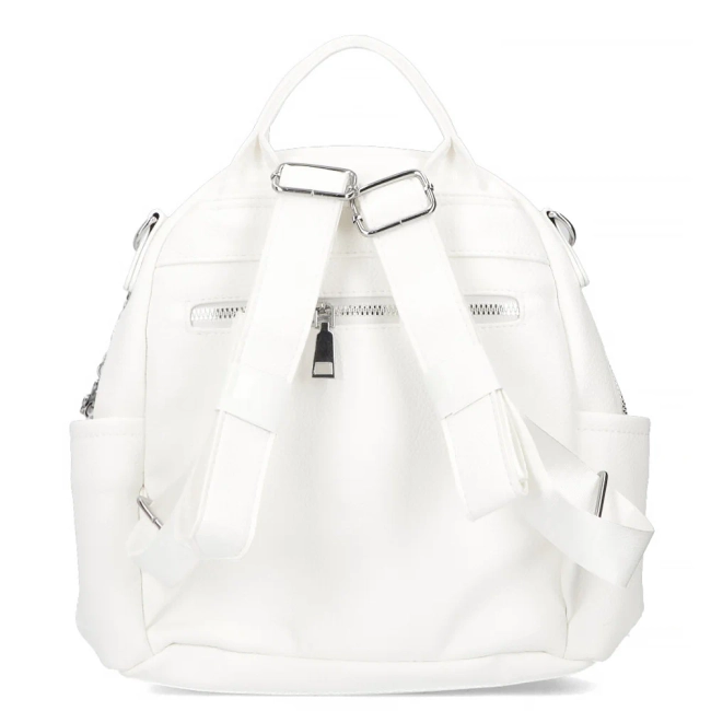 White backpack white glam