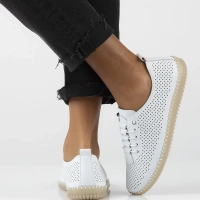 Leather shoes Filippo DP6140/25 WH white