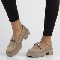 Leather shoes Filippo DP3221/22 BE beige