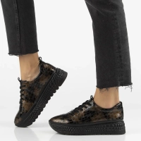 Leather sneakers Filippo DP7284/25 BR brown