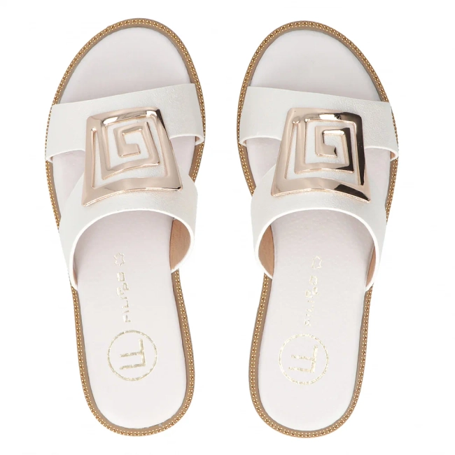 Slippers Filippo DK3703/25 WH white
