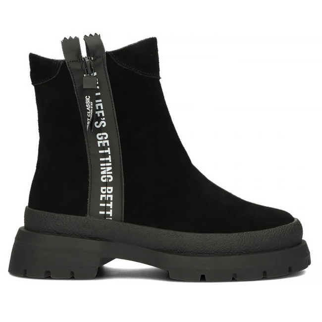 Leather ankle boots Filippo DBT4164/22 BK black