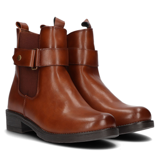 Botki Filippo DBT3011/21 BR brązowe