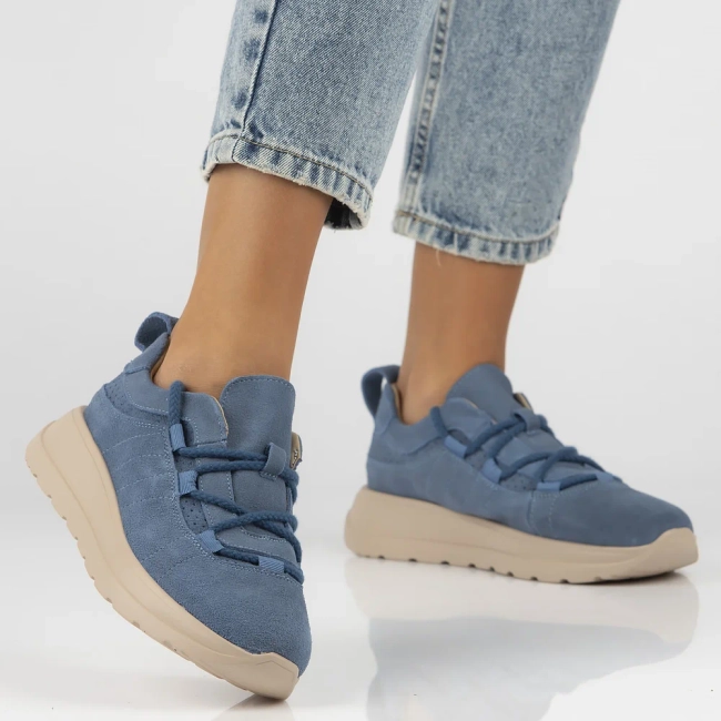 Leather sneakers Filippo DP6706/25 BL blue