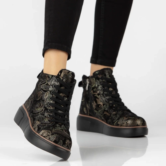 Leather ankle boots Filippo DBT6452/26 GO MLT gold