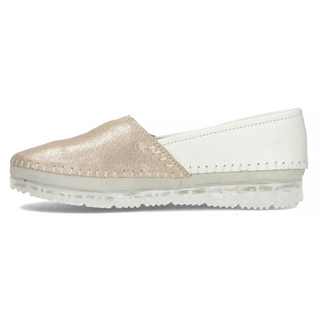 Leather shoes Filippo DP2147/22 WH GO white