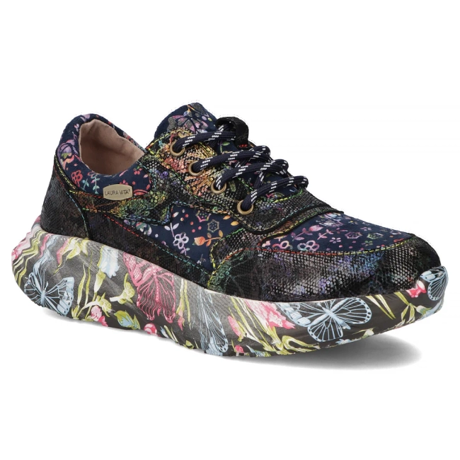 Leather shoes Laura Vita sofiao 05 blue