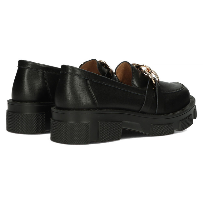 Leather shoes Filippo DP3221/23 BK black