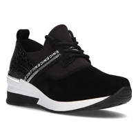Leather sneakers Filippo DP1388/22 BK black