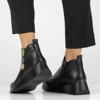 Leather ankle boots Filippo DBT4911/23 BK black