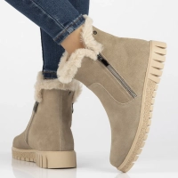 Leather ankle boots DBT6362/24 BE beige