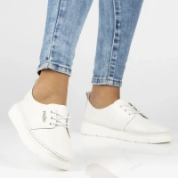 Leather shoes Filippo DP6747/25 WH white