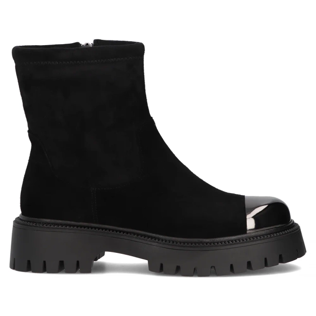 Leather ankle boots Filippo DBT6406/24 BK black