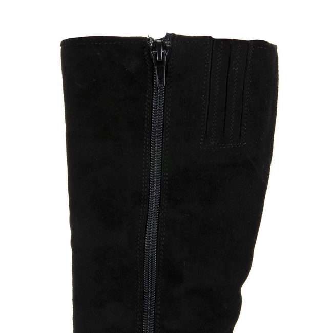 Kozaki Filippo 1403 Czarny Zamsz