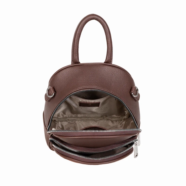 Dark brown backpack Luina