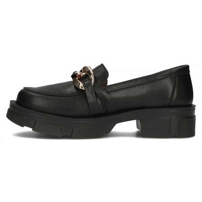 Leather shoes Filippo DP3221/23 BK black