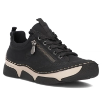 Półbuty Rieker 45973-00 czarne