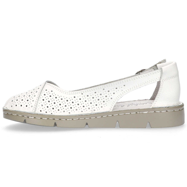 Leather shoes Filippo DP091/20 WH white