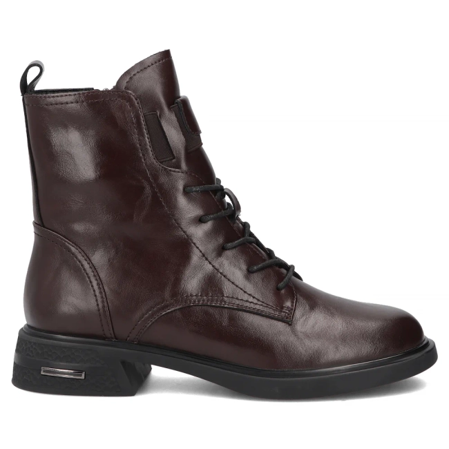 Skórzane botki Filippo DBT8129/26 D BR brązowe