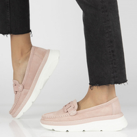 Leather shoes Filippo DP4552/23 PI pink