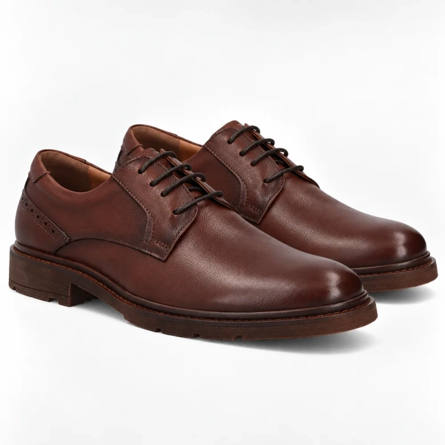Leather shoes Filippo MP8013/26 BR brown
