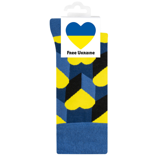 Free Ukraine men's socks