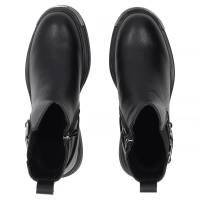 Leather ankle boots Filippo DBT8016/26 BK black