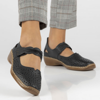 Leather Shoes Filippo 41399-14 navy