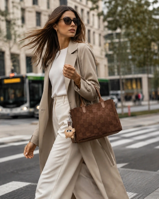 Brown handbag Julie