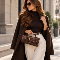 Brown handbag Trista