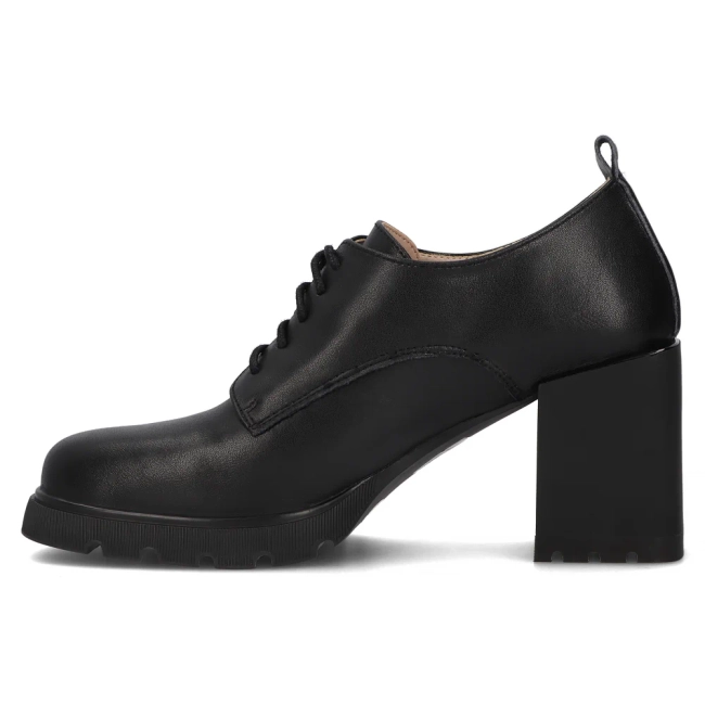 Leather shoes Filippo DP6198/24 BK black