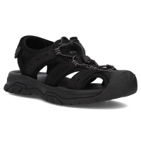 Leather Sandals Filippo MS7035/25 BK black