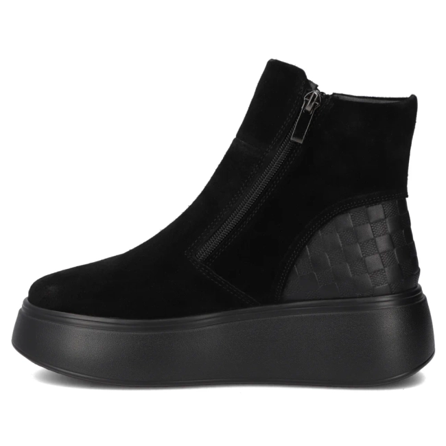 Leather ankle boots Filippo DBT7300/25 BK black