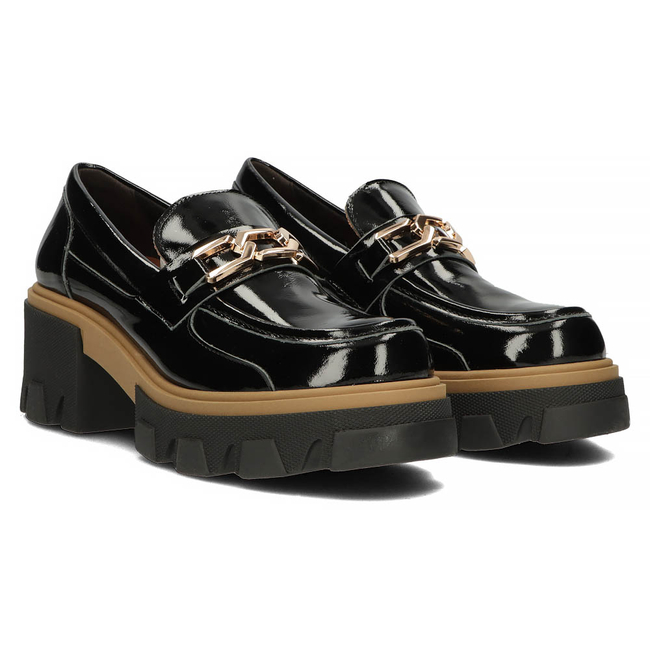 Leather shoes Filippo 20114 N black