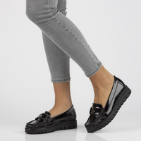 Leather loafers Filippo 10134 black