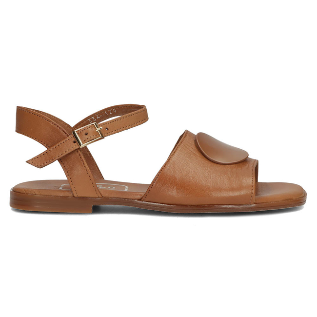 Leather sandals Filippo DS3900/22 BR brown