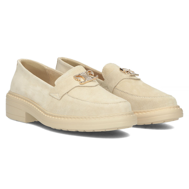 Leather shoes Filippo DP4523/23 BE GO beige