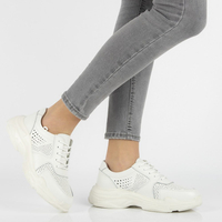 Skórzane sneakersy Filippo DP1426/20 WH białe