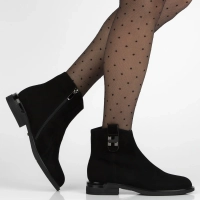 Leather ankle boots Filippo DBT7379/25 BK black