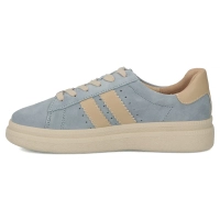 Skórzane sneakersy Filippo DP7499/26 BL niebieskie