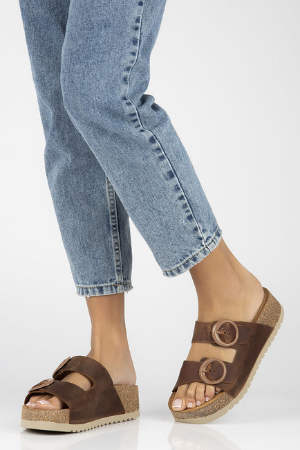 Slippers Yokono VELEZ-003 brown