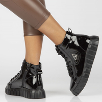 Leather boots Filippo DBT4146/22 BK black