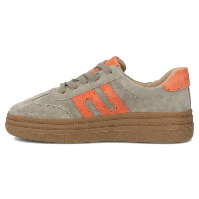 Skórzane sneakersy Filippo DP7114/25 KH szare