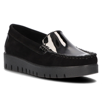 Leather shoes DP3024/21 BKL black