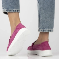 Leather shoes Filippo DP6763/25 FH pink