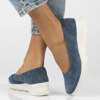 Leather shoes Filippo DP6768/25 NV navy blue